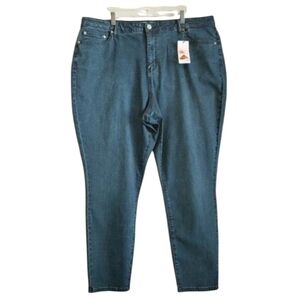 Eloquii Denim Jeans Viola Fit Plus Size Sz 24V
